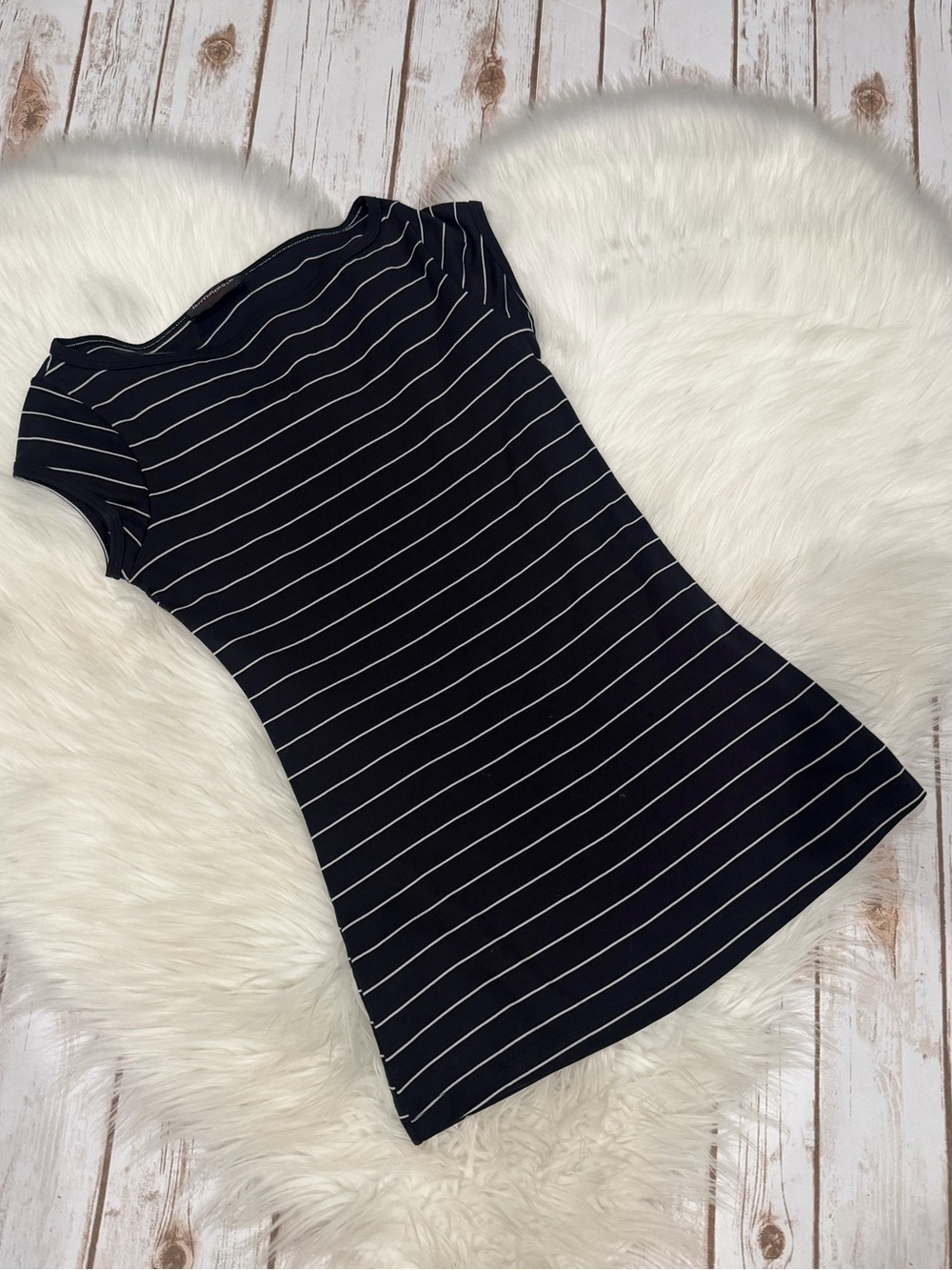 Y2k Hot Tempered Grunge Striped Top Medium